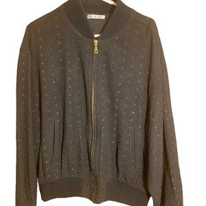 Vintage Subway Paris full zip jacket/blazer unique black